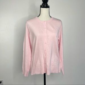 NWT Croft & Barrow Button Down Light Sweater Size M